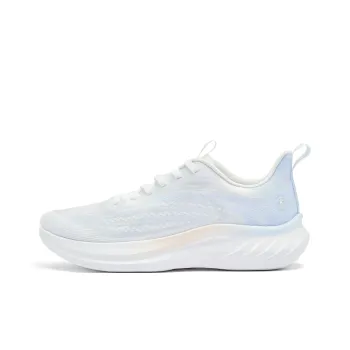 QIAODAN Cushioning Slip Resistant And Abrasion Resistant Low Top Casual Running Shoes Women's Blue