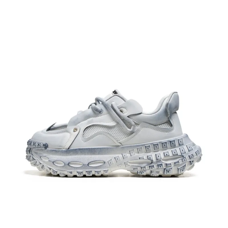 JKEM Anti Slip Wear Resistant Low Top Chunky Sneakers Men's-5