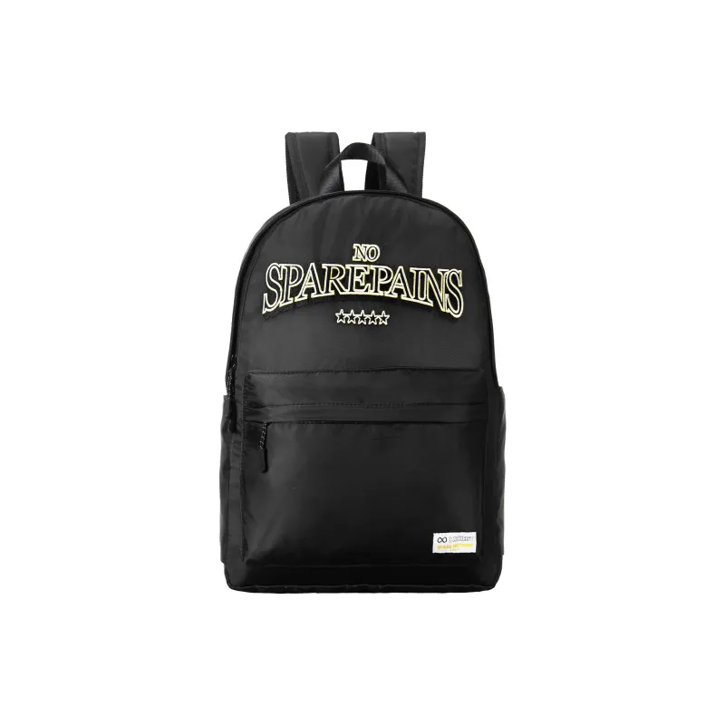 Spare No Pains. Polyester Backpack Regular Unisex White-8