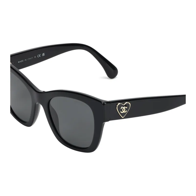 CHANEL Plate Frame Square Sunglasses Unisex-2