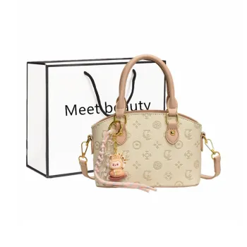 Fitchell PU Handbag Regular Women's White/Blue/Black/Pink