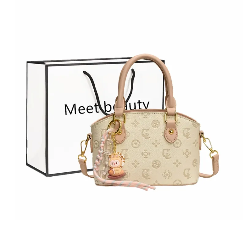 Fitchell PU Handbag Regular Women's White/Blue/Black/Pink-0