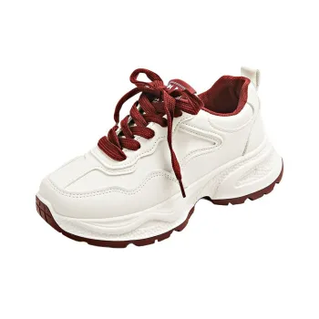 Lycakington Height Increasing Wear Resistant Slip Resistant Low Top Chunky Sneakers Women's