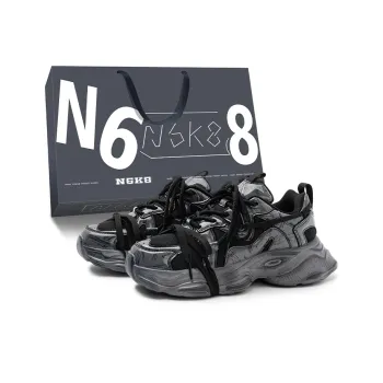 N6K8 Wear Resistant Height Increasing Low Top Chunky Sneakers Unisex