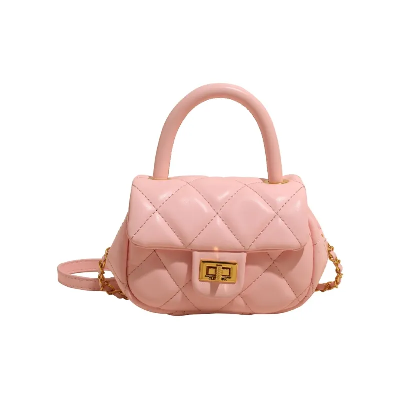 Yalu PU One Shoulder Handbag Women's Black/Blue/Ecru/Pink-22