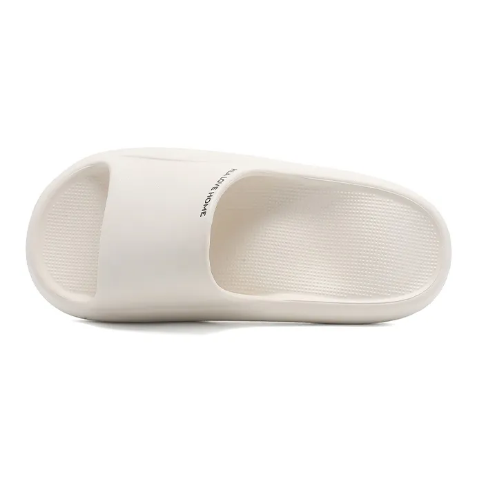 HLA Platform Squashy And Bouncy Feeling Fashion Minimalist Solid Color Slide Slipper Summer Unisex Home Indoor Slippers-3