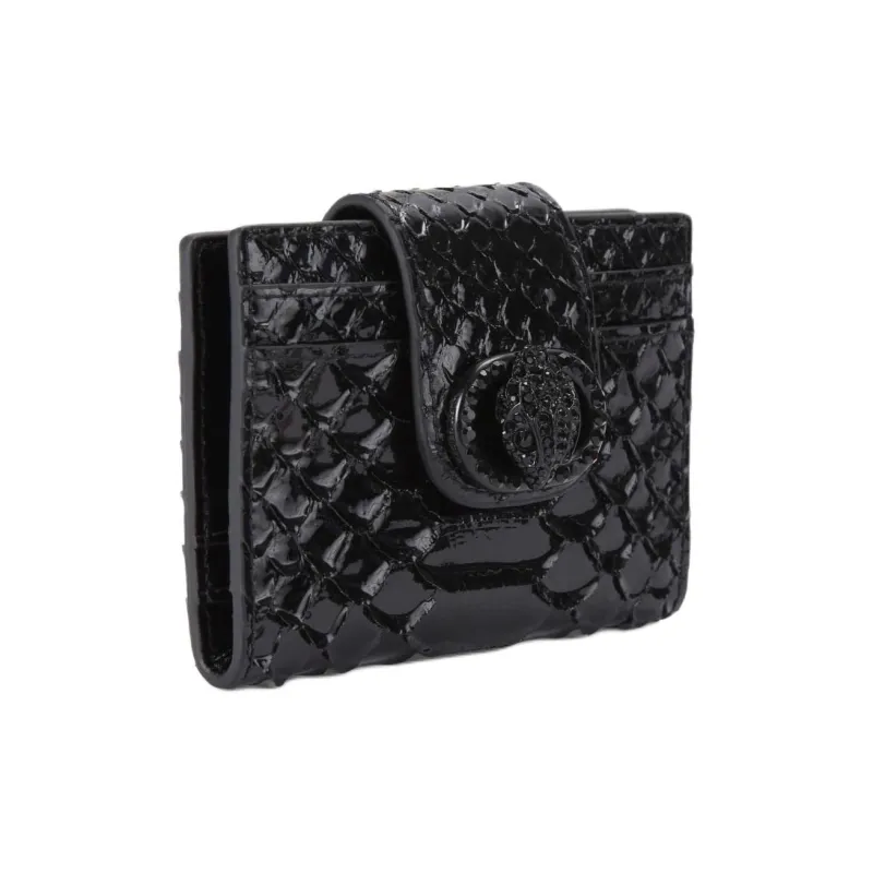 Kurt Geiger London Chelsea Leather Card Holder Women's Black-1