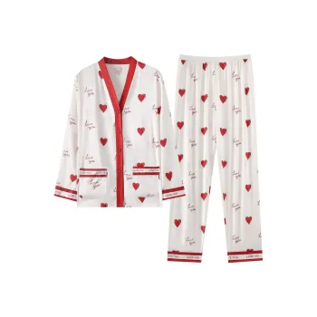 MIIOW Trend Party Series Pajama Set Women's White