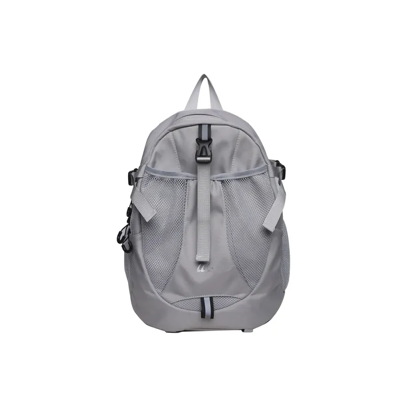 Travel Nylon Backpack Regular Unisex Black/Gray-7