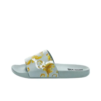 VERSACE JEANS COUTURE Slide Slippers Women's Blue