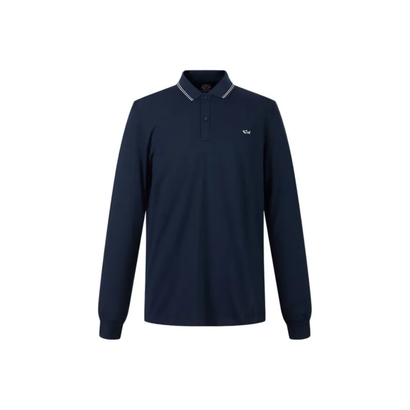 Paul & Shark Logo embroidered Polo Shirt-0