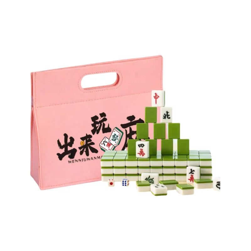 Lezhi By Me Mini Mahjong Tiles Travel Portable Board Games-6