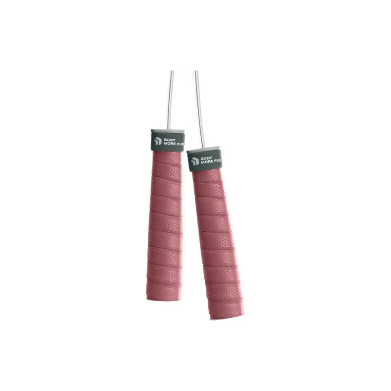 LEXI Aerobic Fat Reduction Non Countable Jump Ropes Adults ABS PVC 3.2m Rouge Red-1