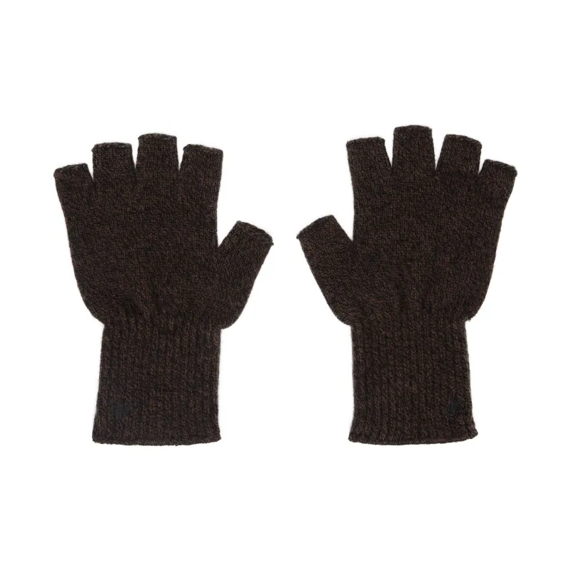 Beams Cashmere Knit Gloves Men's Multicolor-4