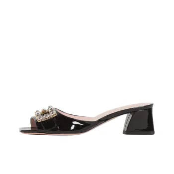 Roger Vivier Slide Slippers Women's Black