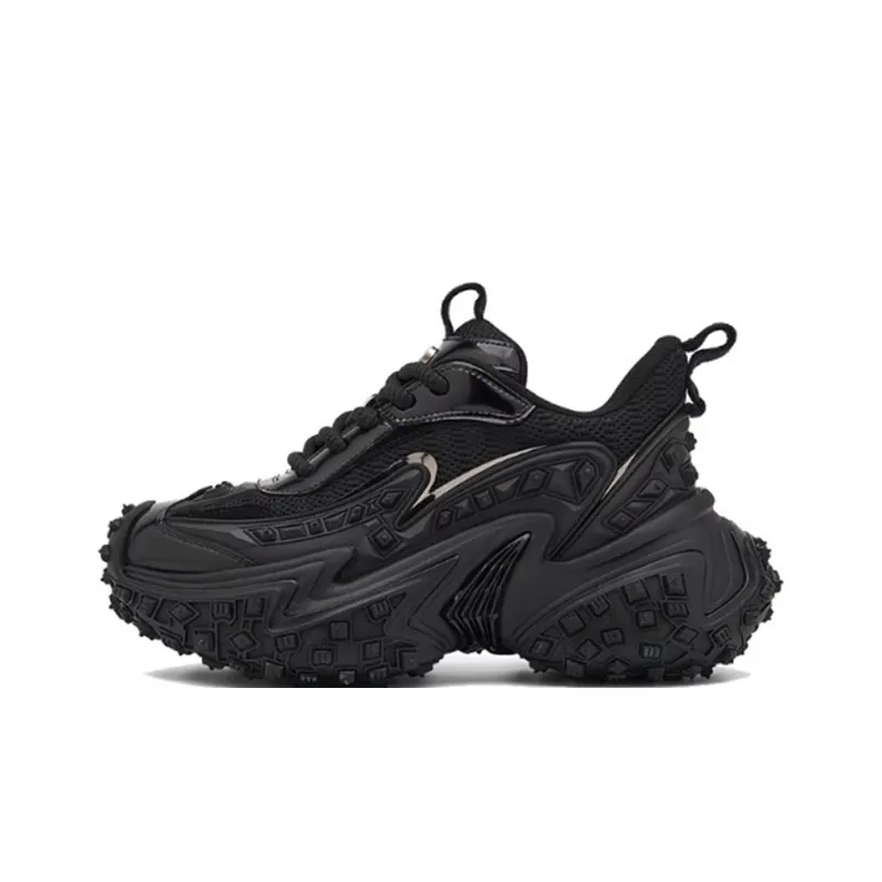 Ruomini Anti Slip And Wear Resistant Height Increasing Low Top Chunky Sneakers Unisex-5