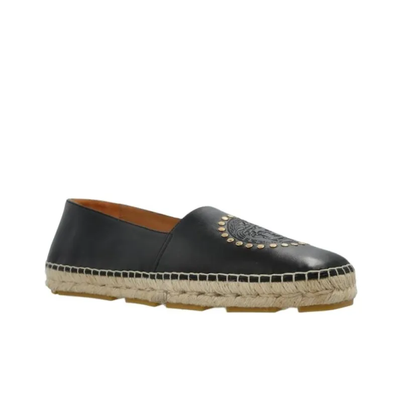 VERSACE Espadrilles Men's Black-2