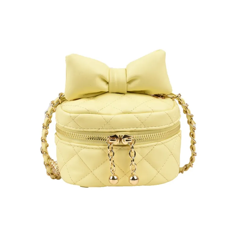 ROUNDOT PU Crossbody Bag Regular Women's White/Black/Pink/Yellow/Green-22