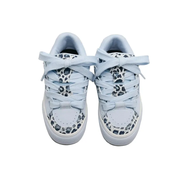 T628 Classic Vintage Puffy Shoes Abrasion Resistant Lightweight Slip Resistant Low Top Skateboard Shoes Women's-17