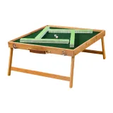 [26 Bamboo Leaf Green]Outdoor Foldable Mahjong Table