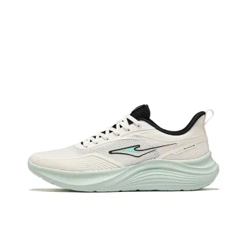 Erke Cushioning Lightweight Rebound Low Top Casual Running Shoes Men's Microcrystal White