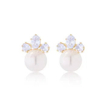 BING STUDIO 925 Silver Needles Stud Earrings Women's