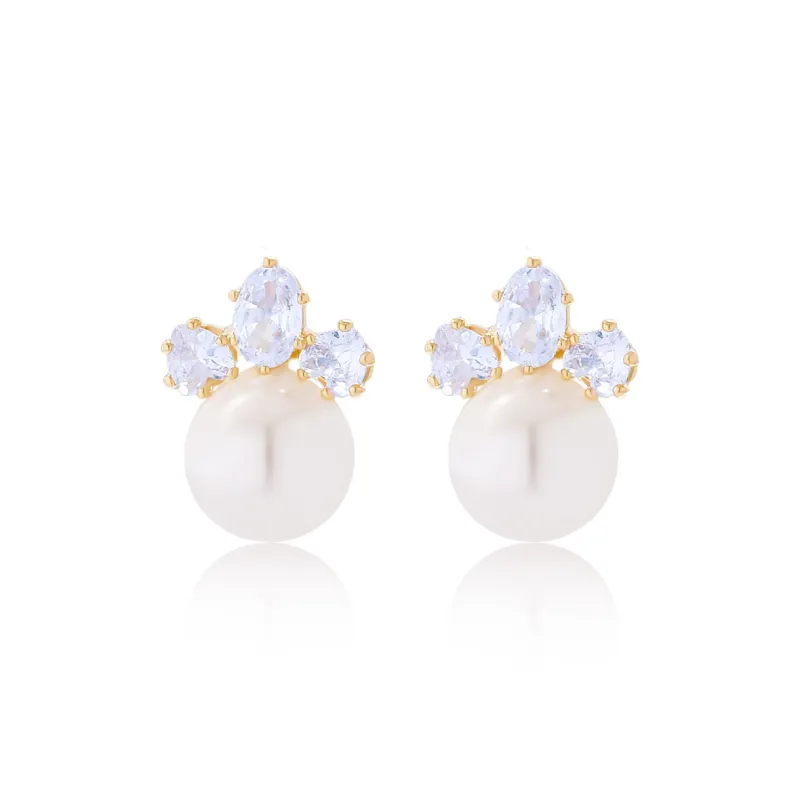 BING STUDIO 925 Silver Needles Stud Earrings Women's-0
