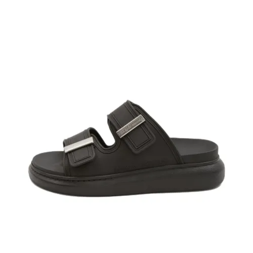 Alexander McQueen Hybrid Rubber Sole Slip Resistant Slide Slippers Men's Black