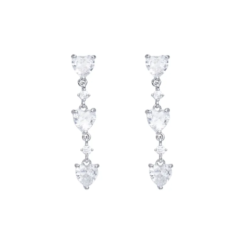 Anxious Zircon Earrings Women's-0