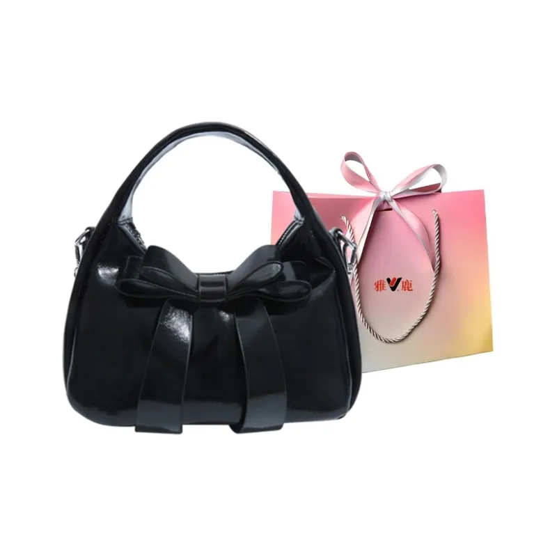 Yalu PU Shoulder Bag, Crossbody Bag, Handbag Regular Women's Silver/Black/Pink/White-7