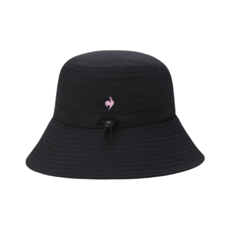 Le Coq Sportif Polyester Bucket Hats Unisex Black-2