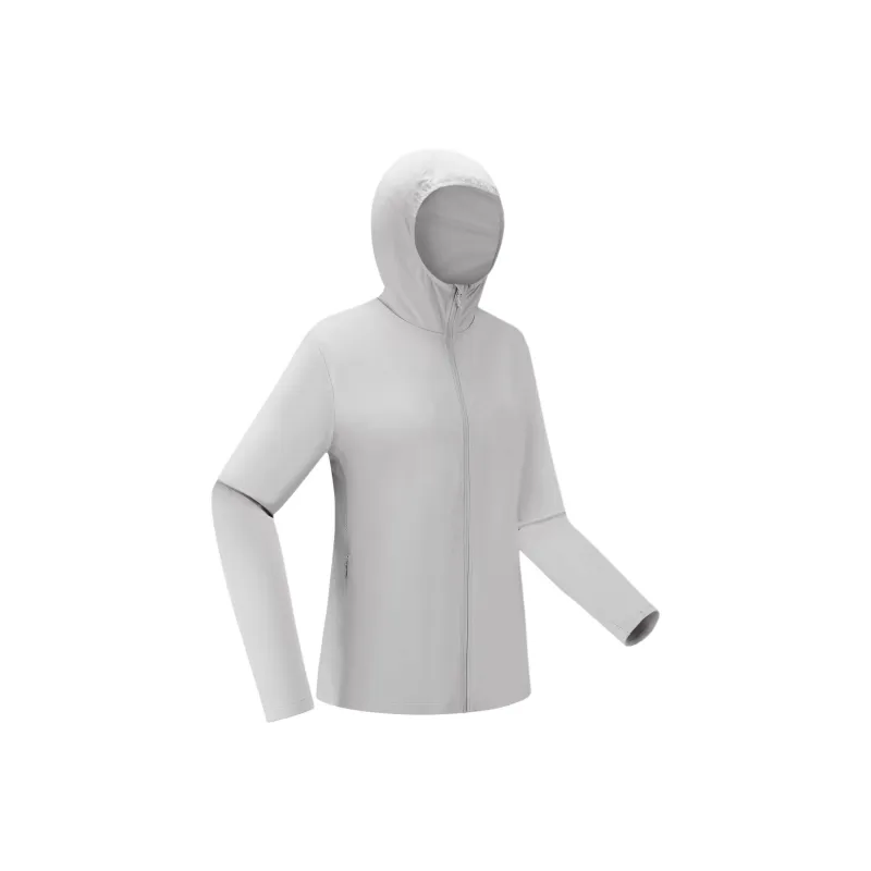 DECATHLON 500 Series Windproof And Breathable Jacket Women's Gray-2