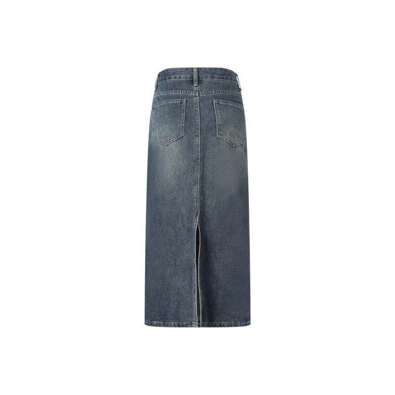 ZAZN Denim Long Skirts Women's-1