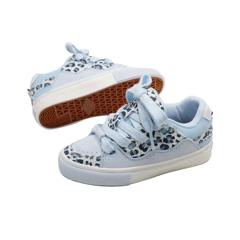 T628 Classic Vintage Puffy Shoes Abrasion Resistant Lightweight Slip Resistant Low Top Skateboard Shoes Women's-16