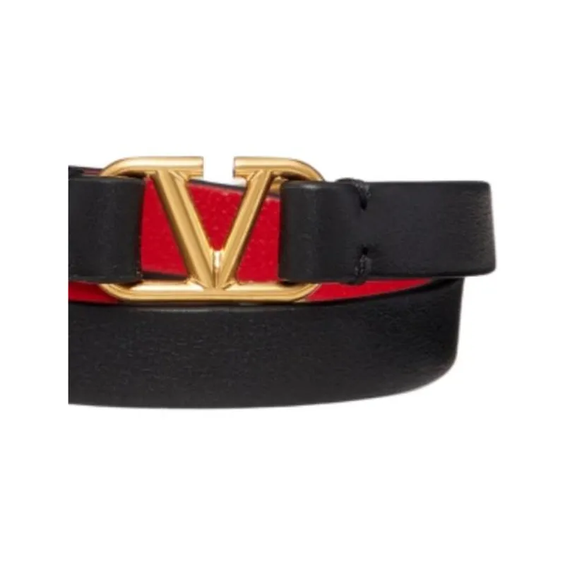 Valentino Logo Plaque Double Strap Bracelet-2