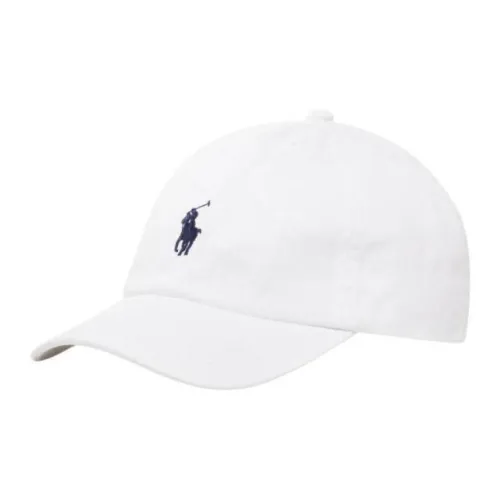 Polo Ralph Lauren Cotton Fabric Cotton Baseball Caps Women's White