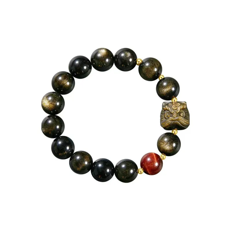 TUTAE Obsidian Jade Bracelets Unisex-0