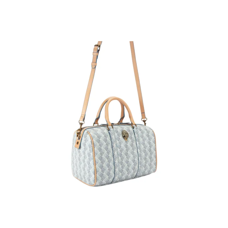 Kurt Geiger London Canvas Boston Bag One Shoulder Handbags Regular Women's Blue-1