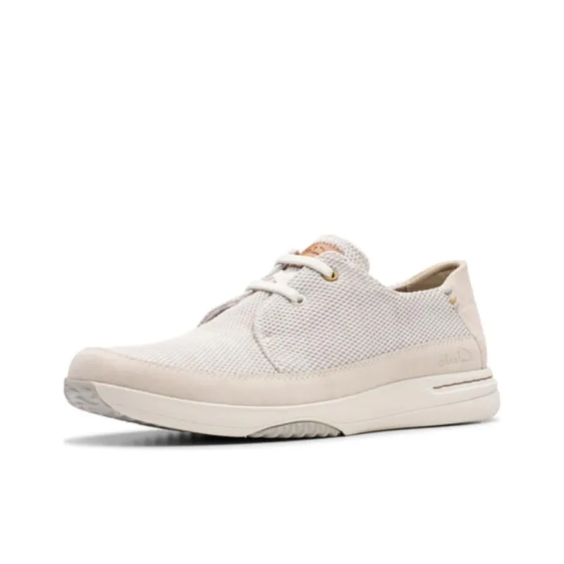 Clarks Carefree Collection Low Top Casual Shoes Men's White-2
