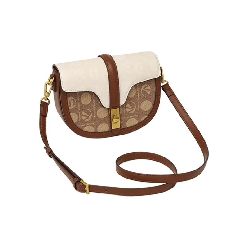 DAPHNE PVC & PU Saddle Bag, Shoulder Bag Women's Multicolor-2
