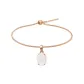 Mother of Pearl Waterdrop Pendant with Snake Chain
