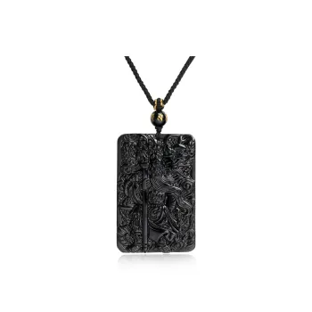 Lao Feng Xiang Obsidian Necklaces Men's