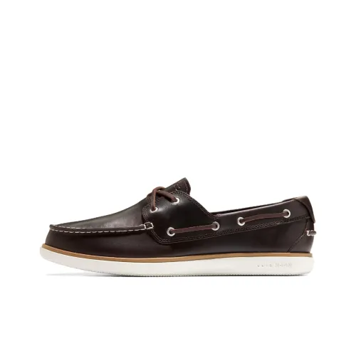 COLE HAAN Boat Shoes Men's Brown