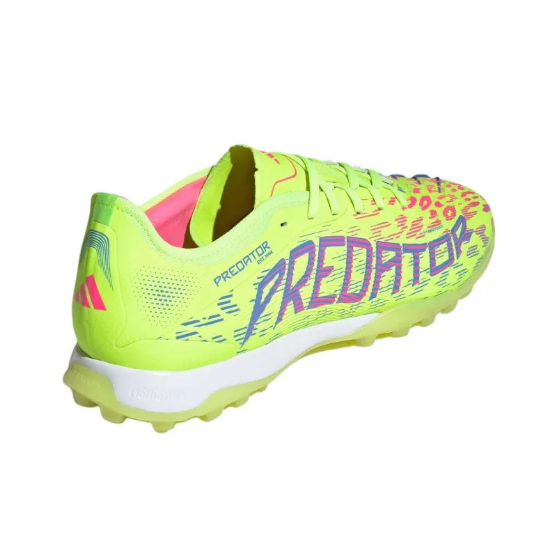 Adidas PREDATOR PRO TF Rubber Broken Studs Anti Slip Wear Resistant Soccer Shoes Unisex Lemon-3
