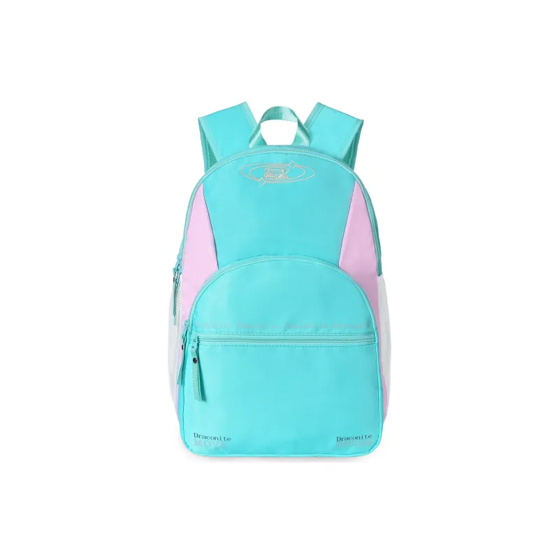 FINITE LOOP Eco-Friendly Fabric Backpack Unisex White Blue-15