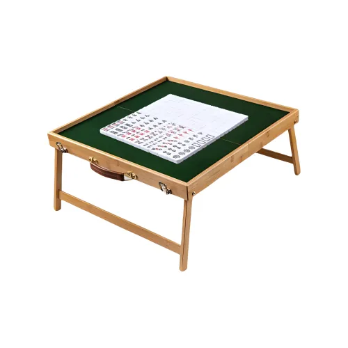 Lezhi By Me Portable Outdoor Mahjong Table Travel Foldable Set In Solid Wood Board Games