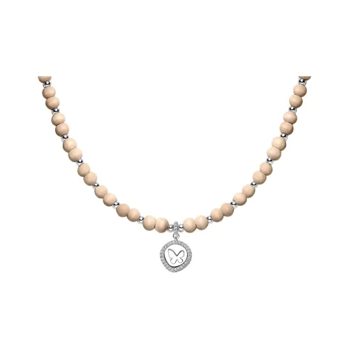 HEFANG Garden Copper Butterfly Seal Necklace Women's