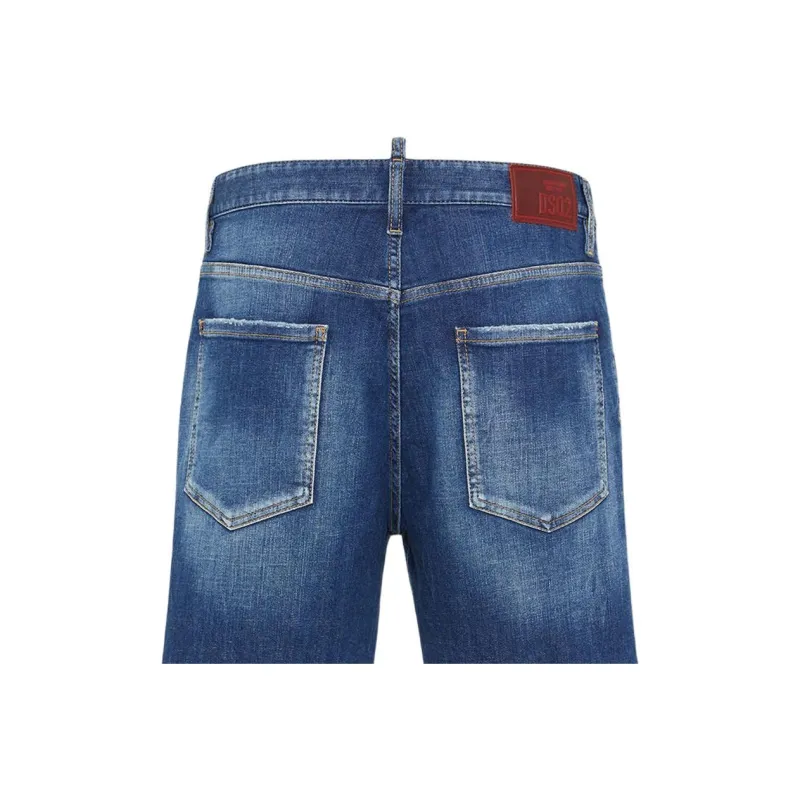 DSQUARED 2 Stretch cotton Denim Shorts-2