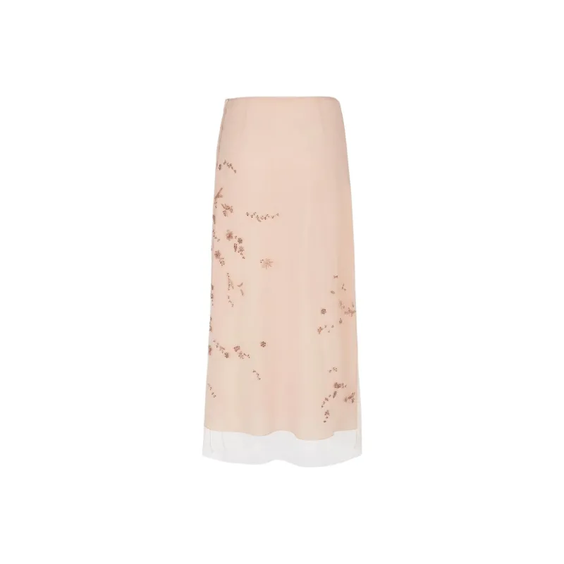 FENDI Layered Midi Skirt-1