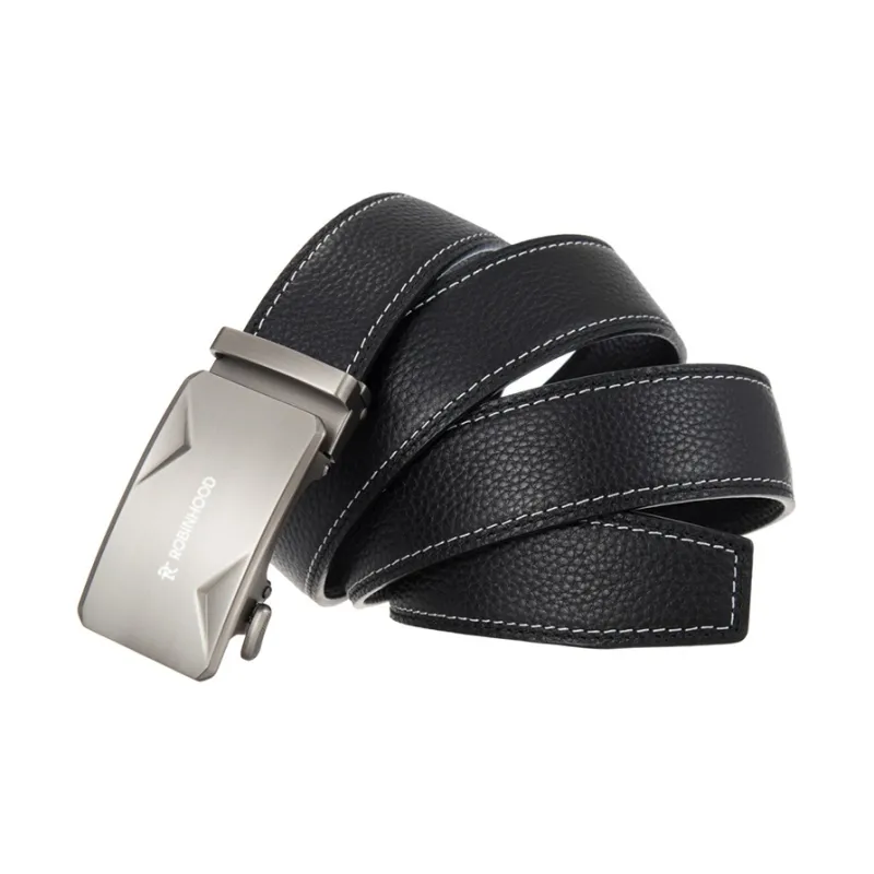 ROBINHOOD Top Grain Cow Leather Belts Men's Width 3.5CM-2